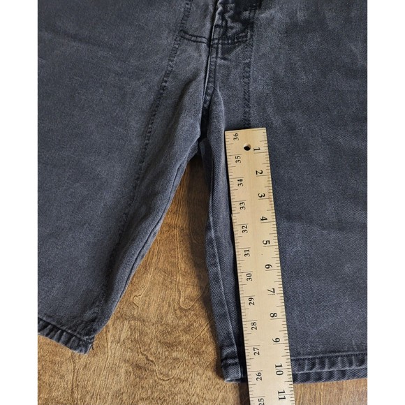 Vintage Marithe Francois Girbaud Denim Black Jean Shorts Size 40 - Picture 9 of 9